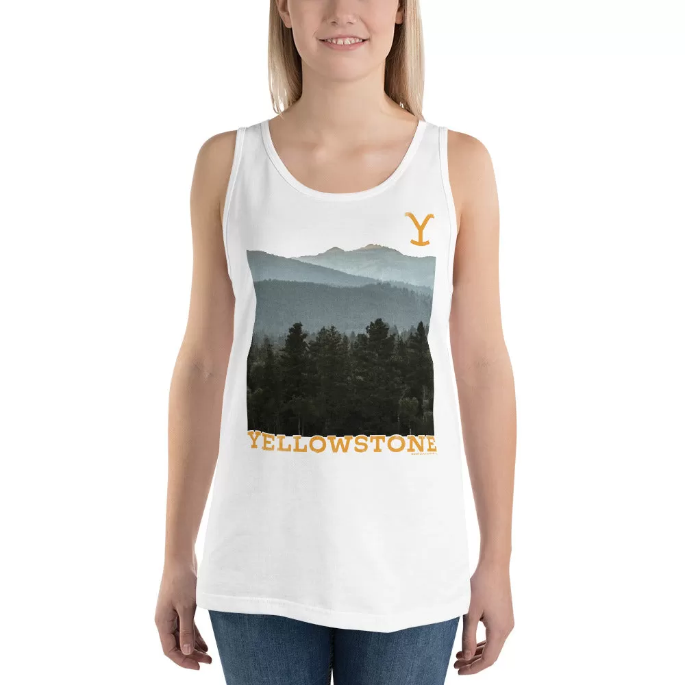 Yellowstone Scenery Unisex Tank Top